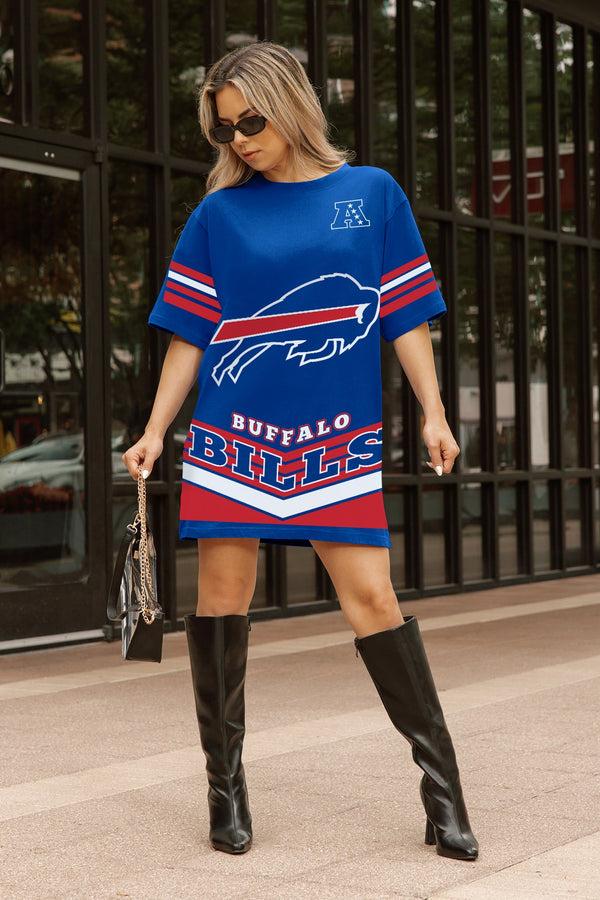 Gameday Couture BUFFALO BILLS PERFECT SCORE RETRO T-SHIRT DRESS