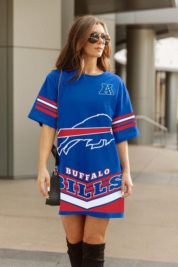 Gameday Couture BUFFALO BILLS PERFECT SCORE RETRO T-SHIRT DRESS