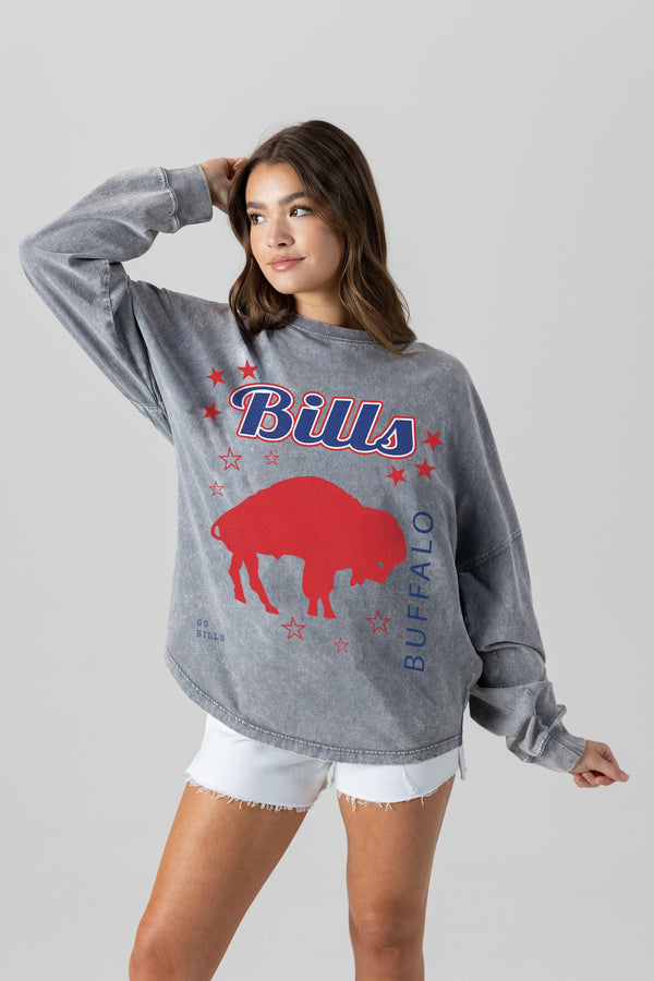 Gameday Couture BUFFALO BILLS Starbound Oversized Long-Sleeve Tee