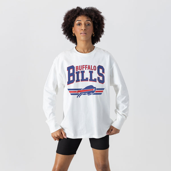 Gameday Couture BUFFALO BILLS SWIFT STRIKE ESSENTIAL RELAXED FIT LONG SLEEVE TEE