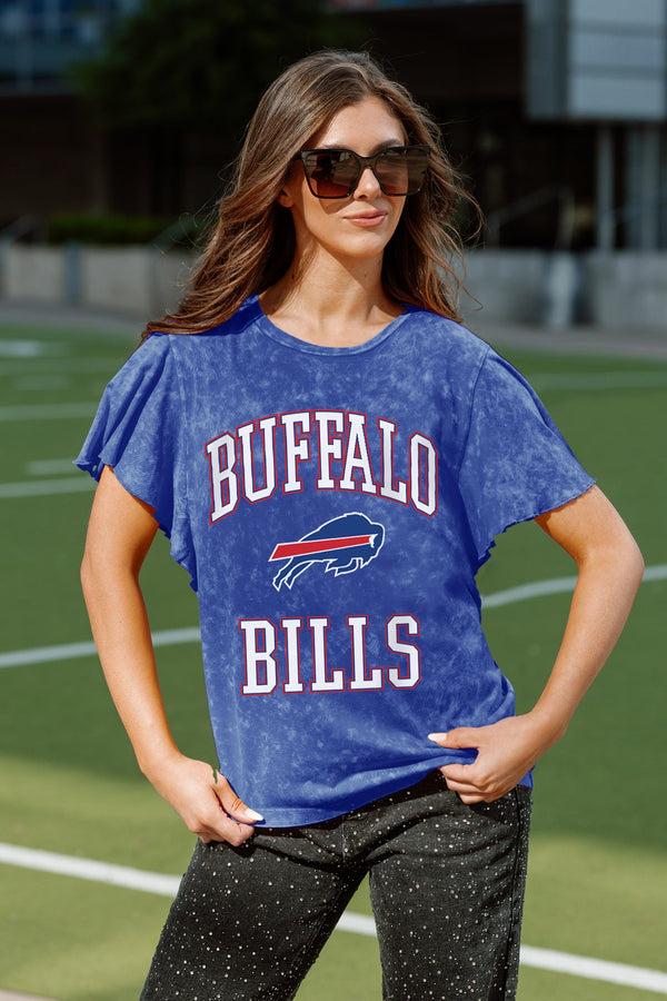 gameday couture BUFFALO BILLS VICTORY MODE FLUTTER SLEEVE TEE IN ROYAL gameday couture BUFFALO BILLS VICTORY MODE FLUTTER SLEEVE TEE IN ROYAL