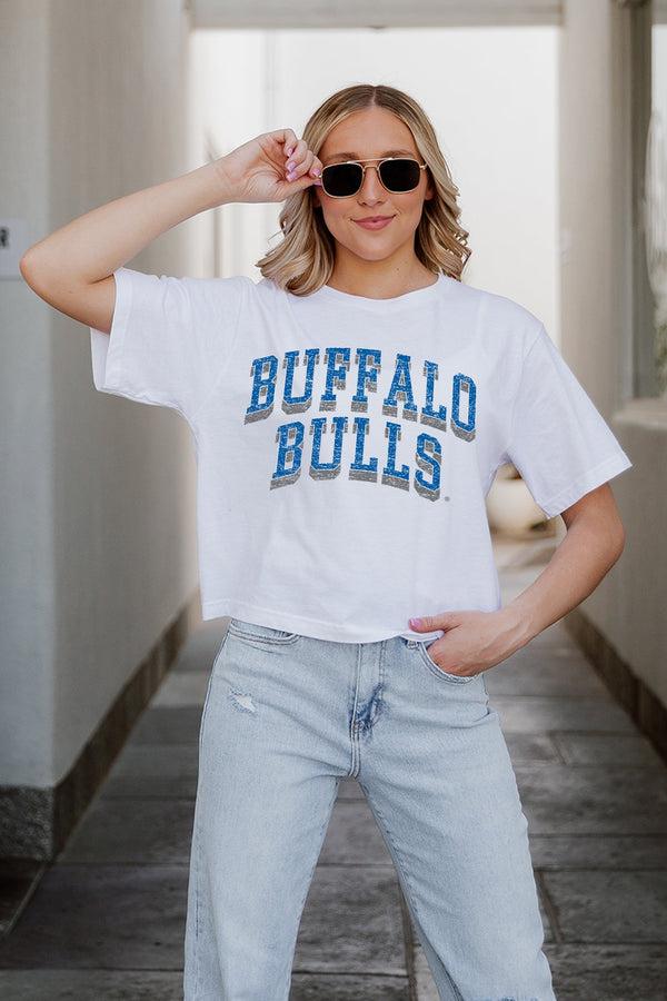 Gameday Couture BUFFALO BULLS Claim To Fame Boxy-Fit Crop Tee