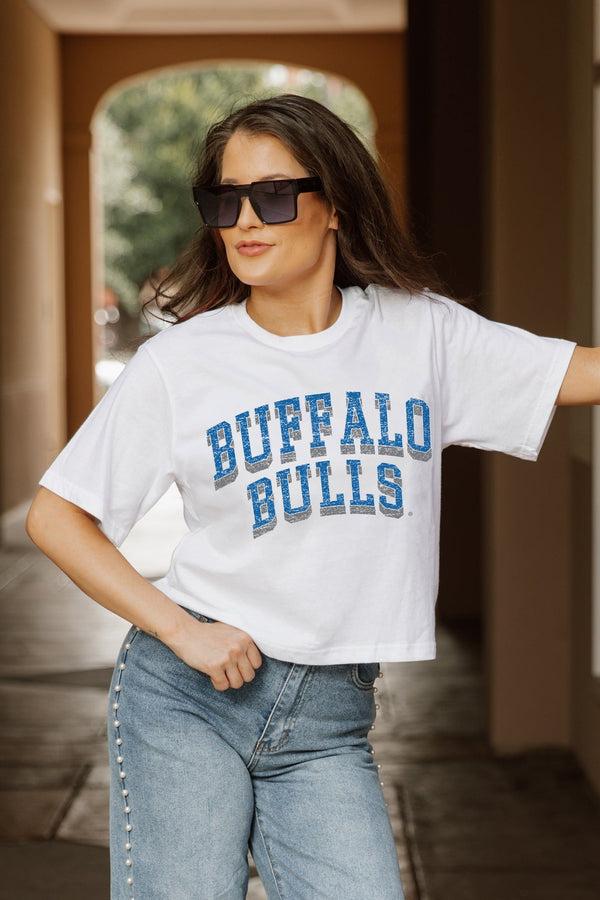 Gameday Couture BUFFALO BULLS Claim To Fame Boxy-Fit Crop Tee