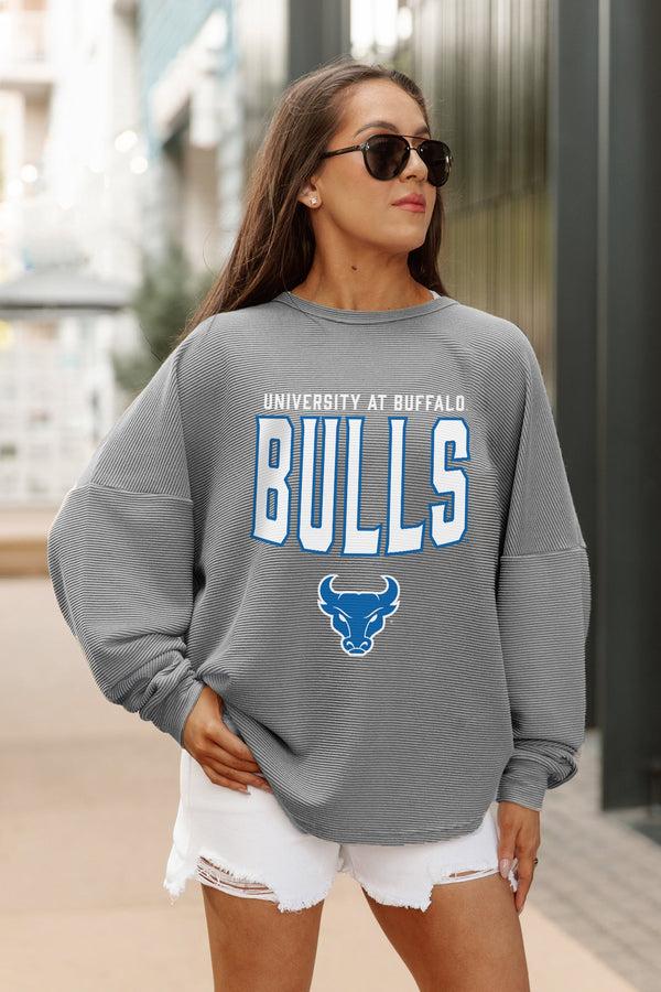Gameday Couture BUFFALO BULLS PURE MOTION VINTAGE WASH CORDED PULLOVER