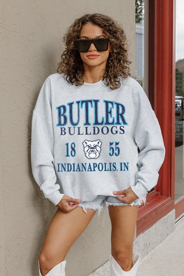 Gameday Couture BUTLER BULLDOGS Allegiance Fleece Drop-Shoulder Pullover