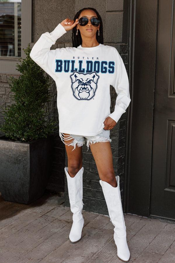 gameday couture BUTLER BULLDOGS Big Goals Oversized Pullover