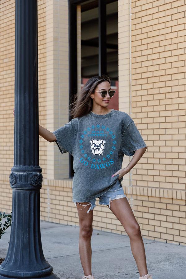 Gameday Couture BUTLER BULLDOGS Brightest Star Oversized Crewneck Tee