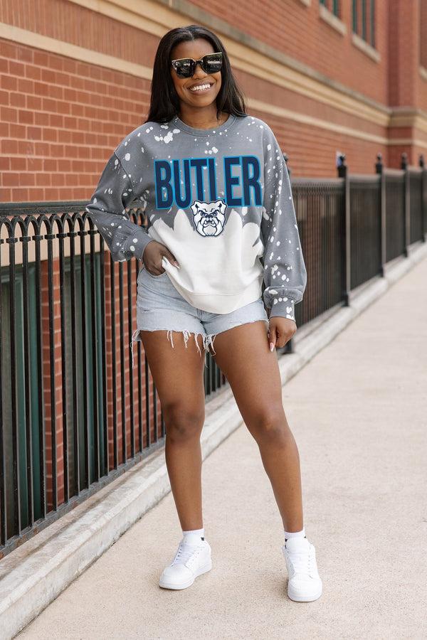 Gameday Couture BUTLER BULLDOGS CASUAL FAN LONG-SLEEVE FRENCH TERRY PULLOVER