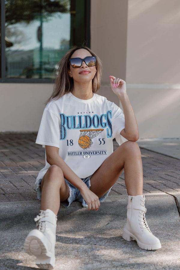 gameday couture BUTLER BULLDOGS Court Date Oversized Crewneck Tee