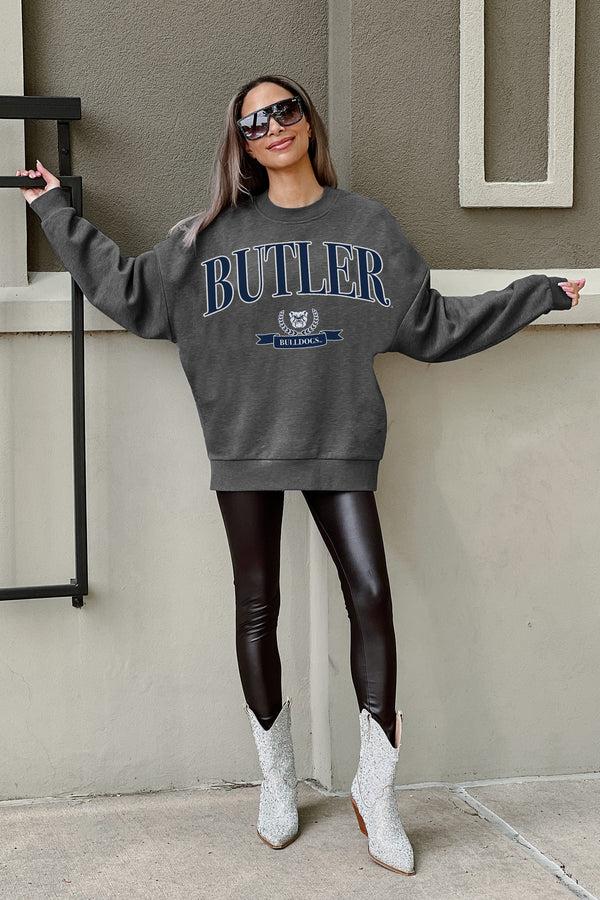Gameday Couture BUTLER BULLDOGS Seal The Deal Fleece Crewneck Pullover