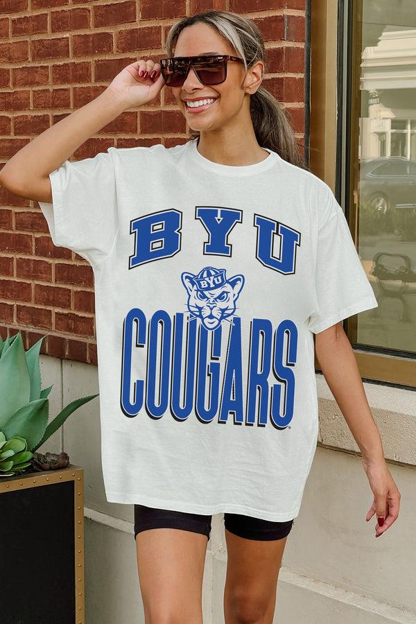 Gameday Couture BYU COUGARS FIERCE FOCUS WASHED RELAXED FIT TEE