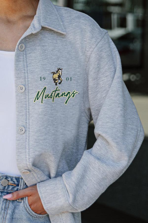 Gameday Couture CAL POLY MUSTANGS Foundation Fleece Overshirt