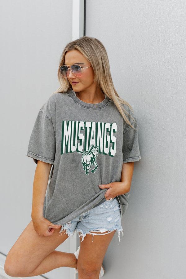 Gameday Couture CAL POLY MUSTANGS Solid Defense Oversized Crewneck Tee