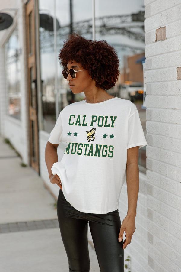 gameday couture CAL POLY MUSTANGS To The Point Flowy Tee