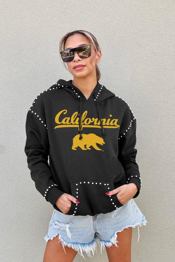 Gameday Couture CALIFORNIA GOLDEN BEARS Belle Of The Ball Studded Fleece Hoodie