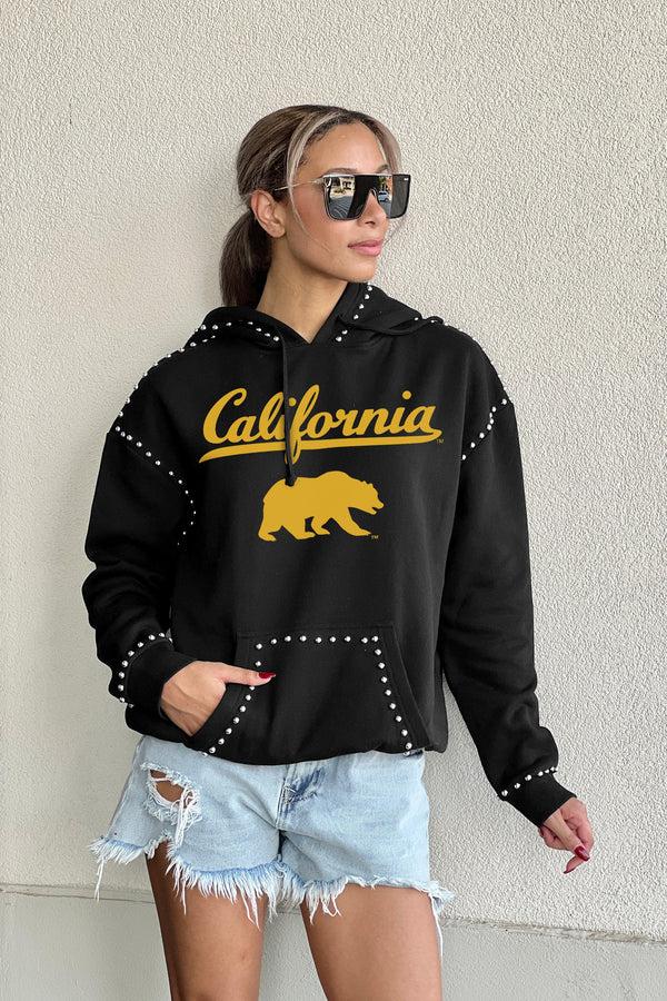 Gameday Couture CALIFORNIA GOLDEN BEARS Belle Of The Ball Studded Fleece Hoodie