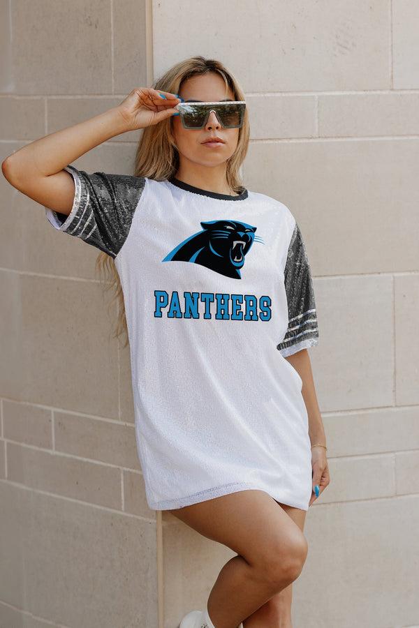 Gameday Couture CAROLINA PANTHERS Bling It Sequined Jersey Dress