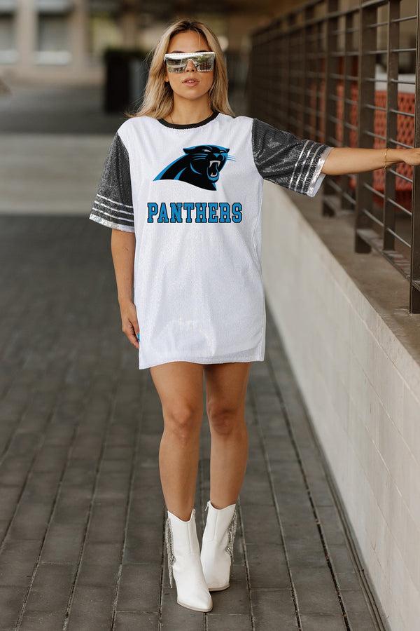 gameday couture CAROLINA PANTHERS Bling It Sequined Jersey Dress
