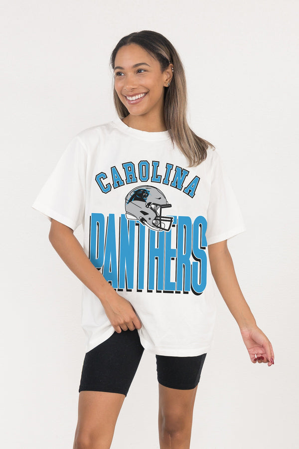 Gameday Couture CAROLINA PANTHERS FIERCE FOCUS WASHED RELAXED FIT TEE