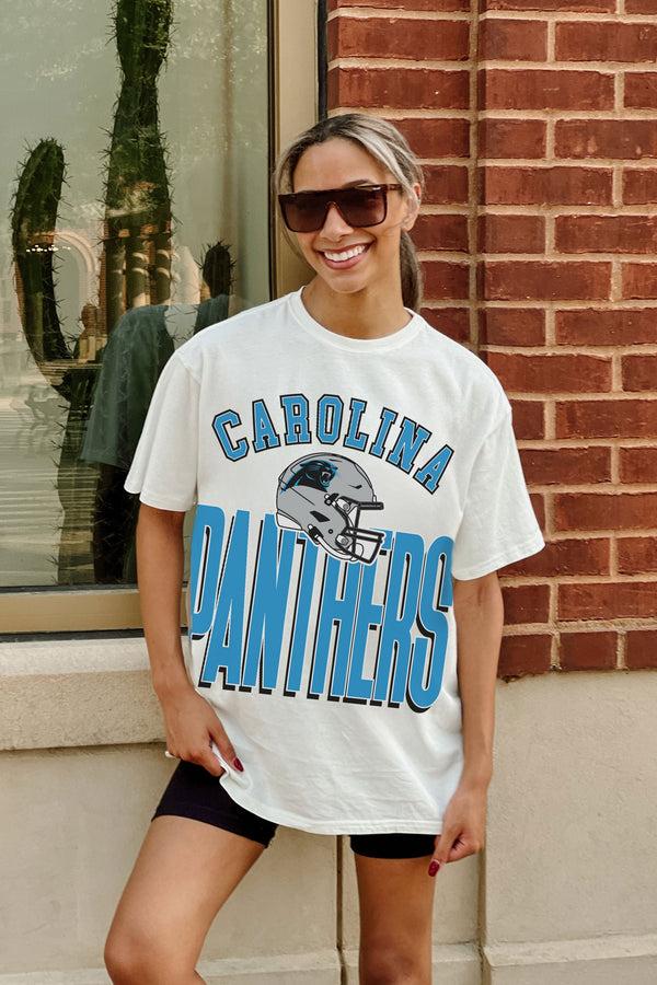 Gameday Couture CAROLINA PANTHERS FIERCE FOCUS WASHED RELAXED FIT TEE
