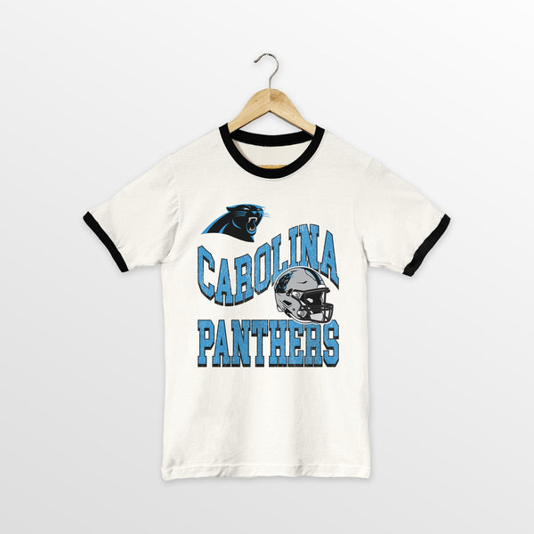 gameday couture CAROLINA PANTHERS HARD EARNED VINTAGE RINGER TEE