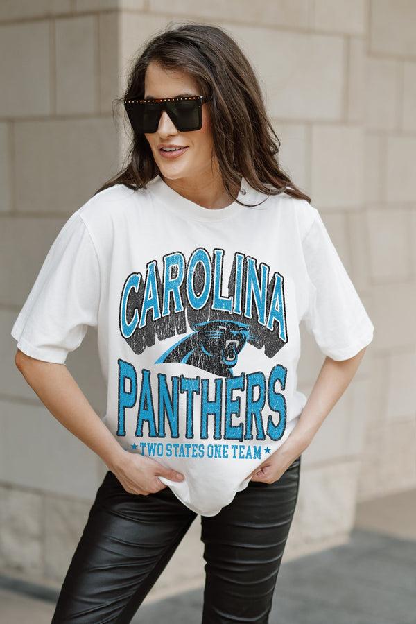 Gameday Couture CAROLINA PANTHERS Shakedown Oversized Crewneck Tee