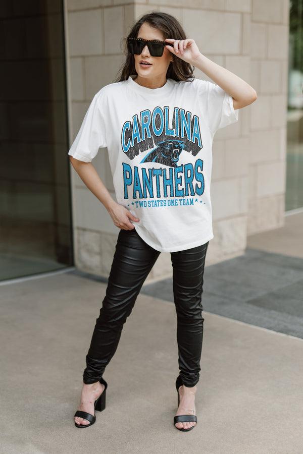 Gameday Couture CAROLINA PANTHERS Shakedown Oversized Crewneck Tee