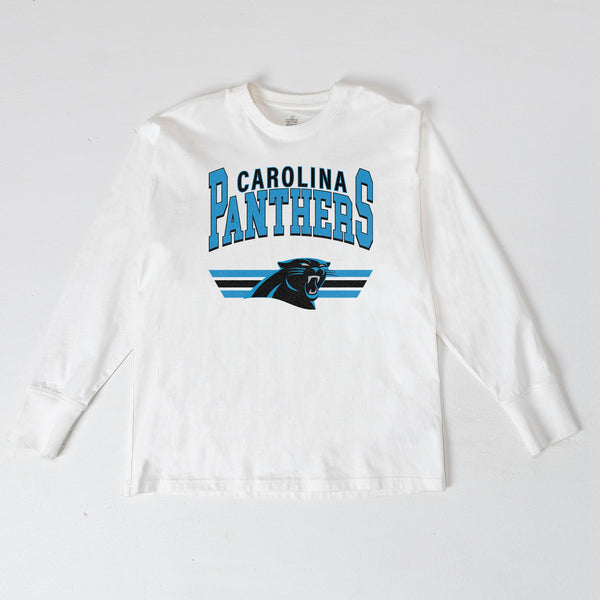 gameday couture CAROLINA PANTHERS SWIFT STRIKE ESSENTIAL RELAXED FIT LONG SLEEVE TEE
