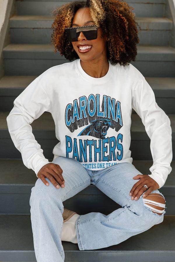 Gameday Couture CAROLINA PANTHERS Time Out Midweight Long-Sleeve Tee