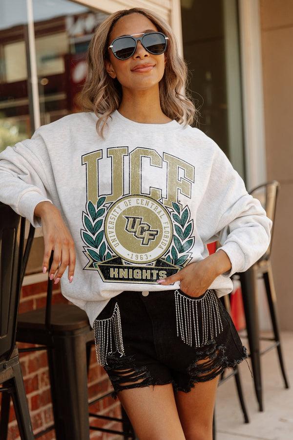 Gameday Couture CENTRAL FLORIDA KNIGHTS Go Fight Win Drop-Shoulder Crew Pullover By Madi Prewett Troutt