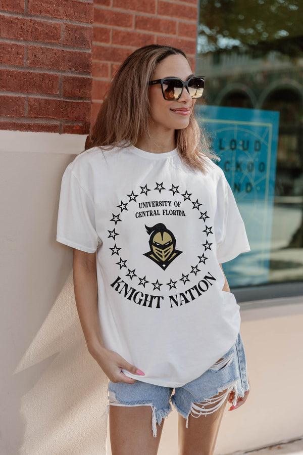 Gameday Couture CENTRAL FLORIDA KNIGHTS On Point Oversized Crewneck Tee