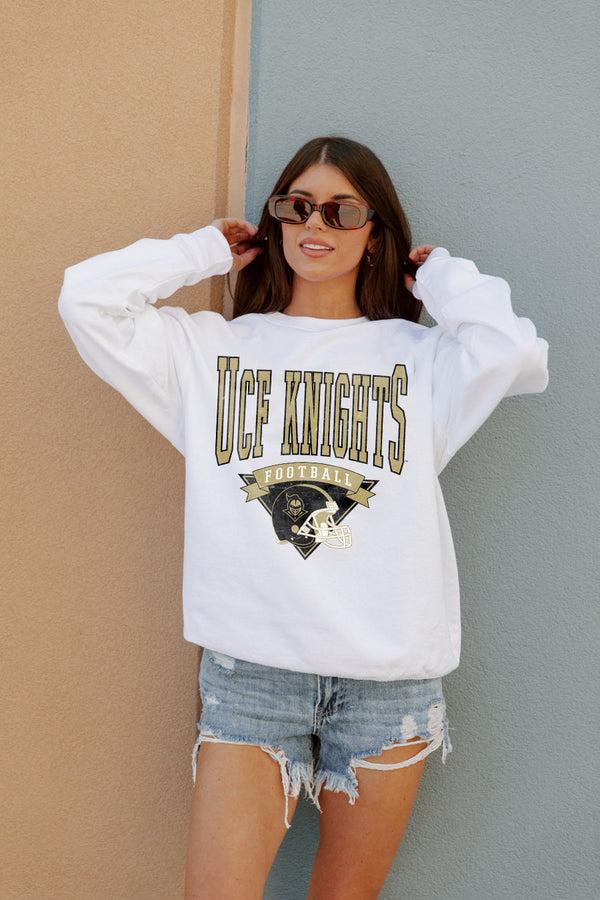 gameday couture CENTRAL FLORIDA KNIGHTS Slow Motion Crew Fleece Pullover By Madi Prewett Troutt