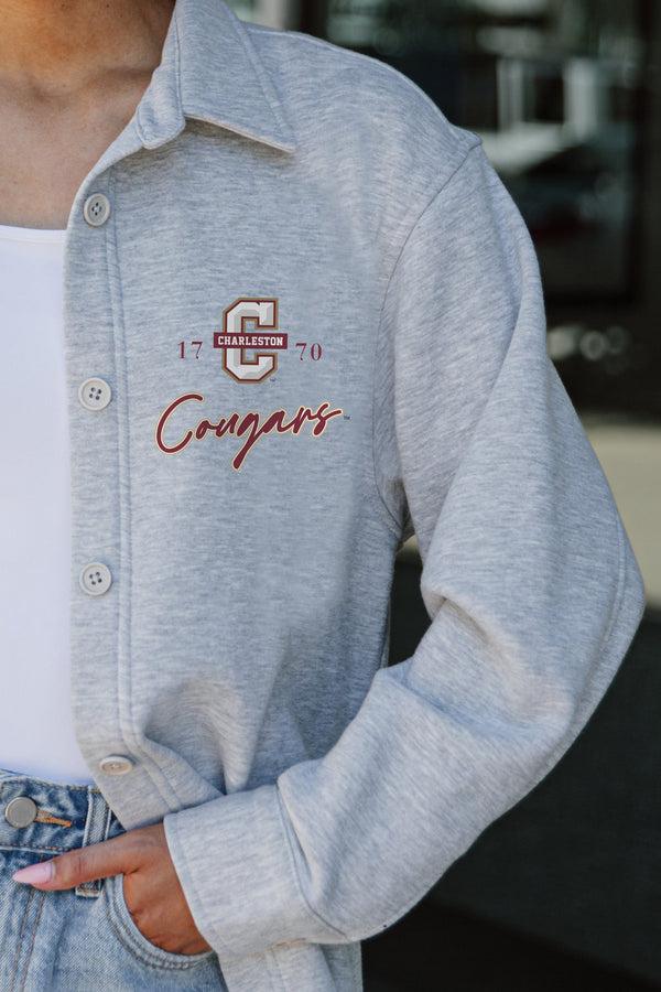 Gameday Couture CHARLESTON COUGARS Foundation Fleece Overshirt