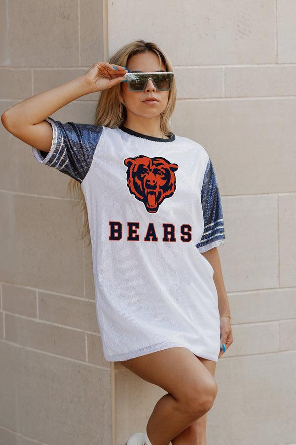 Gameday Couture CHICAGO BEARS Bling It Sequined Jersey Dress