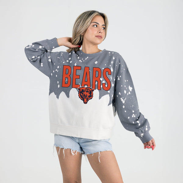 Gameday Couture CHICAGO BEARS CASUAL FAN LONG-SLEEVE FRENCH TERRY PULLOVER