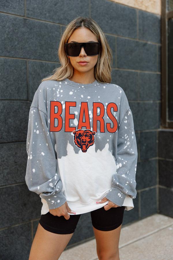 gameday couture CHICAGO BEARS CASUAL FAN LONG-SLEEVE FRENCH TERRY PULLOVER