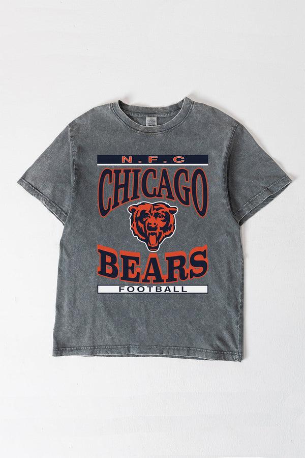 gameday couture CHICAGO BEARS CLASSIC GRIND WASHED RELAXED FIT TEE