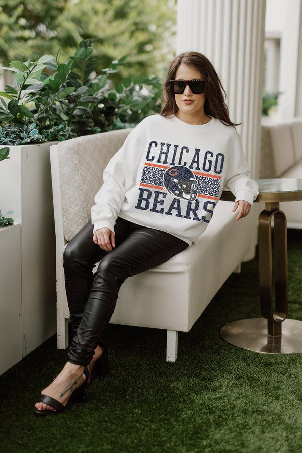 Gameday Couture CHICAGO BEARS Fair Catch Crewneck Pullover
