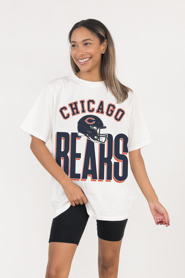 Gameday Couture CHICAGO BEARS FIERCE FOCUS WASHED RELAXED FIT TEE