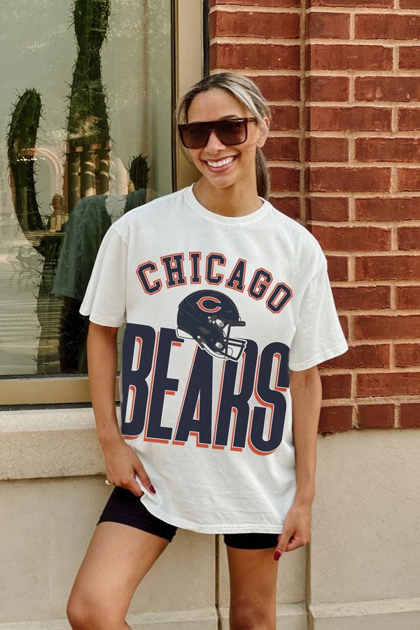 Gameday Couture CHICAGO BEARS FIERCE FOCUS WASHED RELAXED FIT TEE