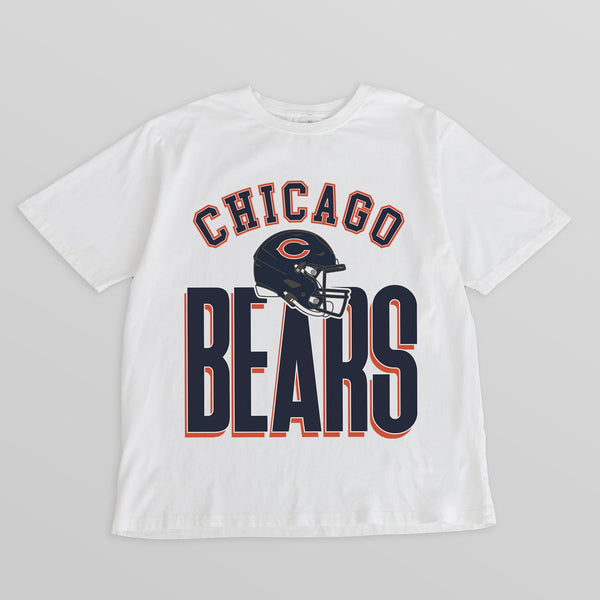 gameday couture CHICAGO BEARS FIERCE FOCUS WASHED RELAXED FIT TEE