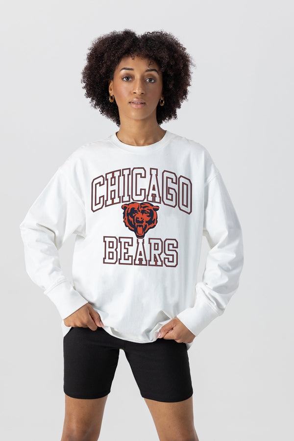 Gameday Couture CHICAGO BEARS Mind Games Oversized Long-Sleeve Tee