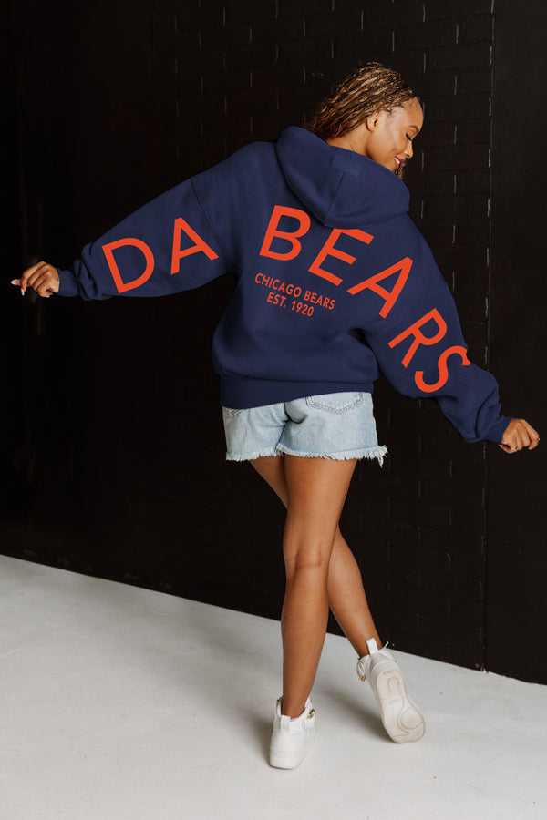 gameday couture CHICAGO BEARS Never Stop Oversized Premium Hoodie
