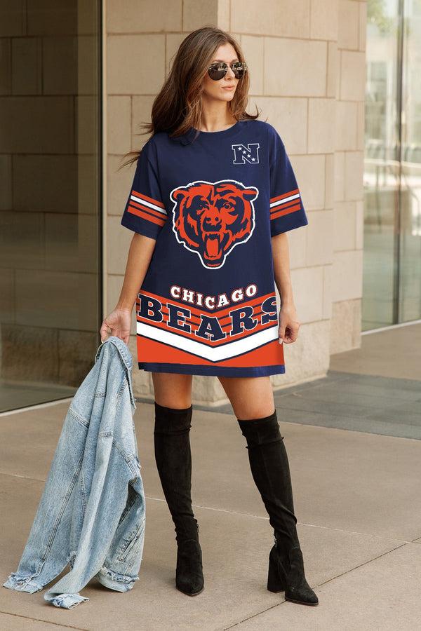 Gameday Couture CHICAGO BEARS PERFECT SCORE RETRO T-SHIRT DRESS