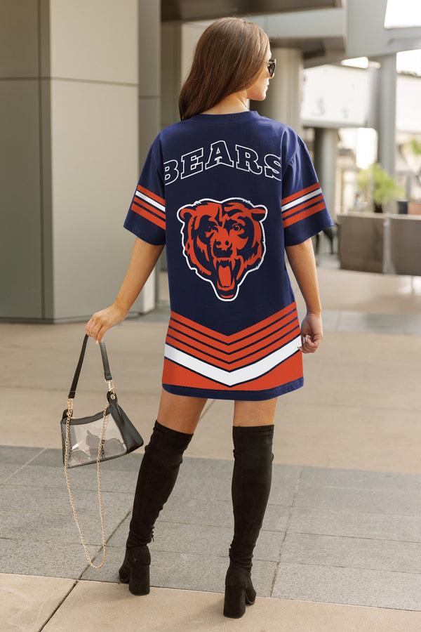Gameday Couture CHICAGO BEARS PERFECT SCORE RETRO T-SHIRT DRESS