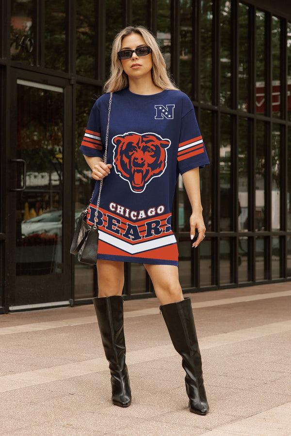 gameday couture CHICAGO BEARS PERFECT SCORE RETRO T-SHIRT DRESS