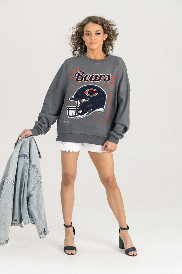 Gameday Couture CHICAGO BEARS Ready To Rumble Fleece Crewneck Pullover