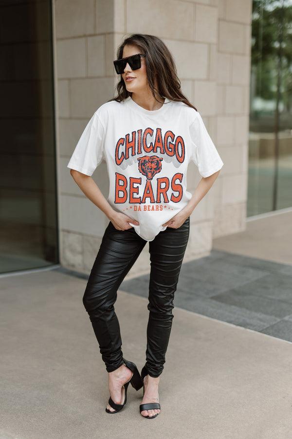 gameday couture CHICAGO BEARS Shakedown Oversized Crewneck Tee