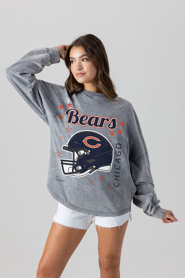 Gameday Couture CHICAGO BEARS Starbound Oversized Long-Sleeve Tee