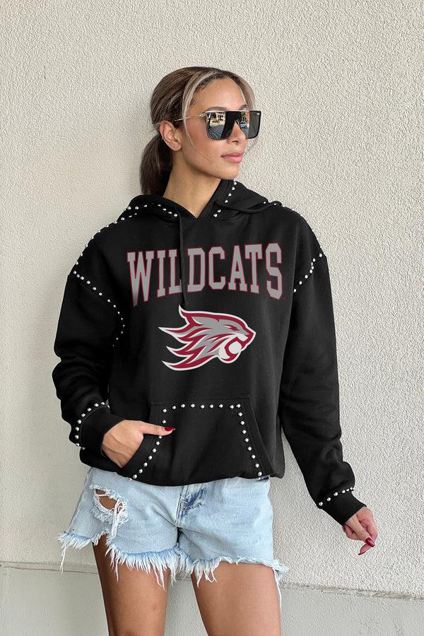 Gameday Couture CHICO STATE WILDCATS Belle Of The Ball Studded Fleece Hoodie